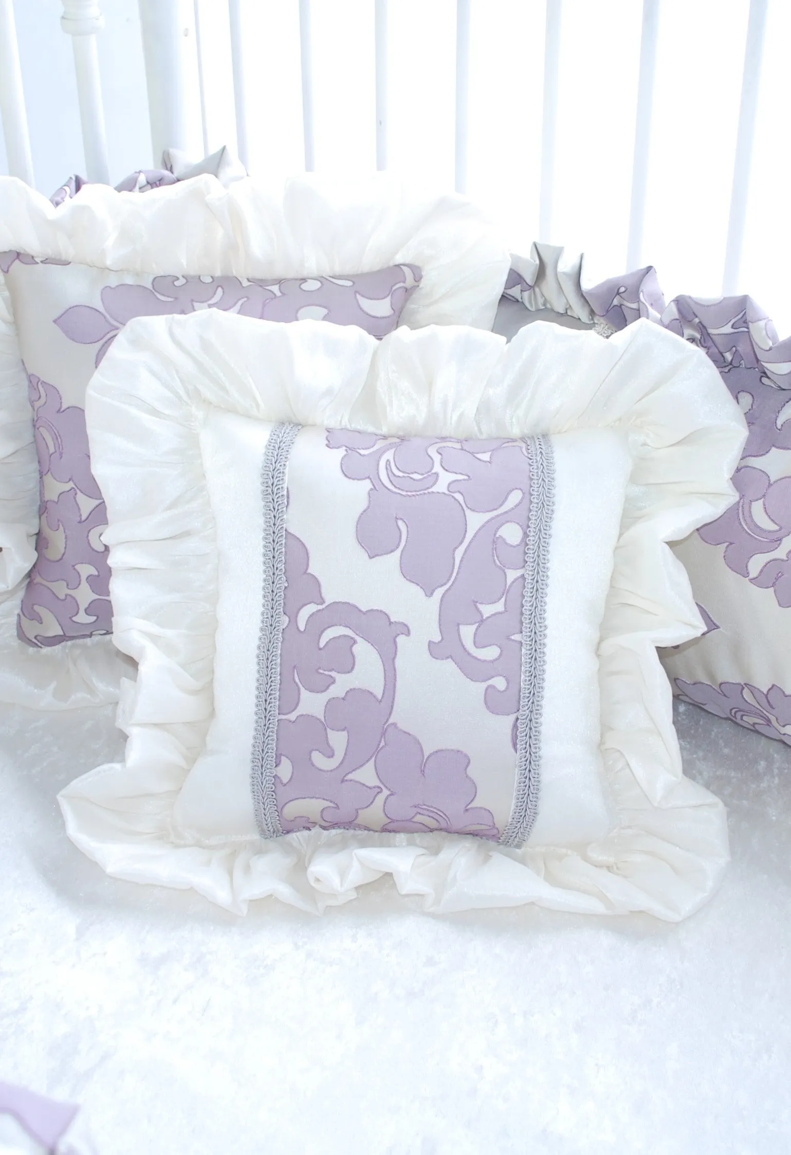 Orchid Petal Pillow Bordered