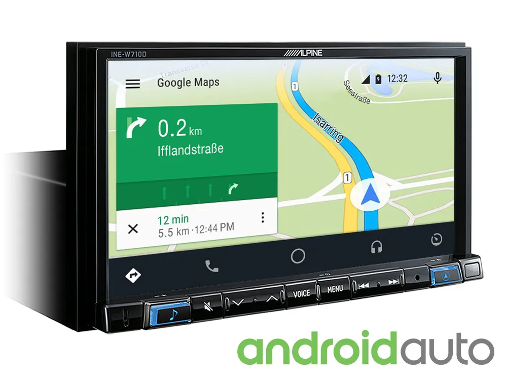 Pažangi navigacinė sistema Alpine INE-W710D, su DAB , USB, HDMI, BLUETOOTH, Apple CarPlay ir Android Auto