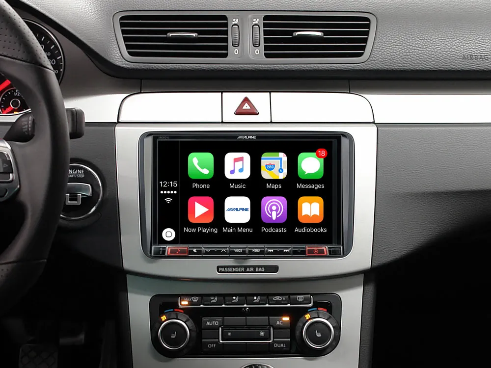 Pažangi navigacinė sistema Alpine X802D-U, 2-DIN, USB, HDMI, BLUETOOTH, Apple CarPlay ir Android Auto