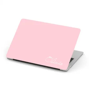 Personalized Macbook Hard Shell Case - Blush Pink