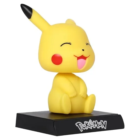 Pikachu Bobblehead with Mobile Holder | Eyes Closed Design