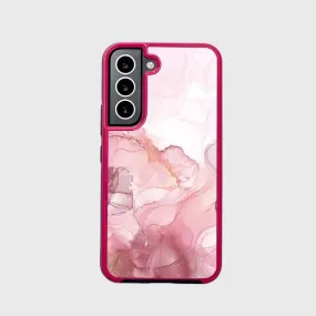 Pink Samsung Galaxy S22 Marble Case