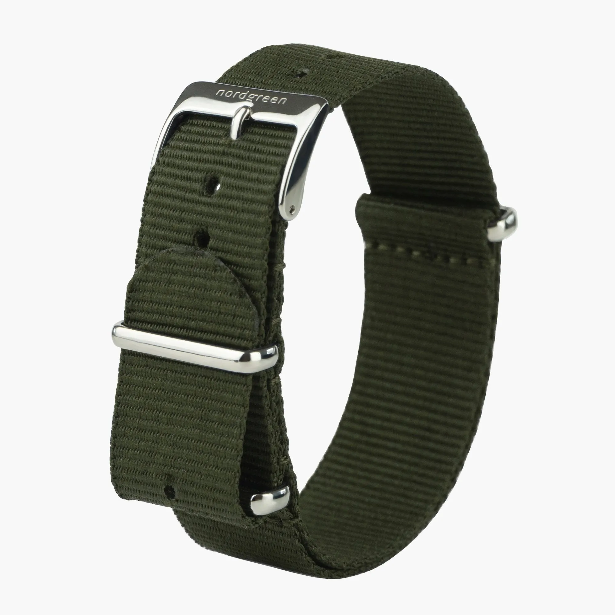 Pioneer | Black Dial - Olive Green Nylon