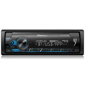 Pioneer MVHS235BT Single DIN Mechless Media Receiver with Bluetooth and Front USB Input