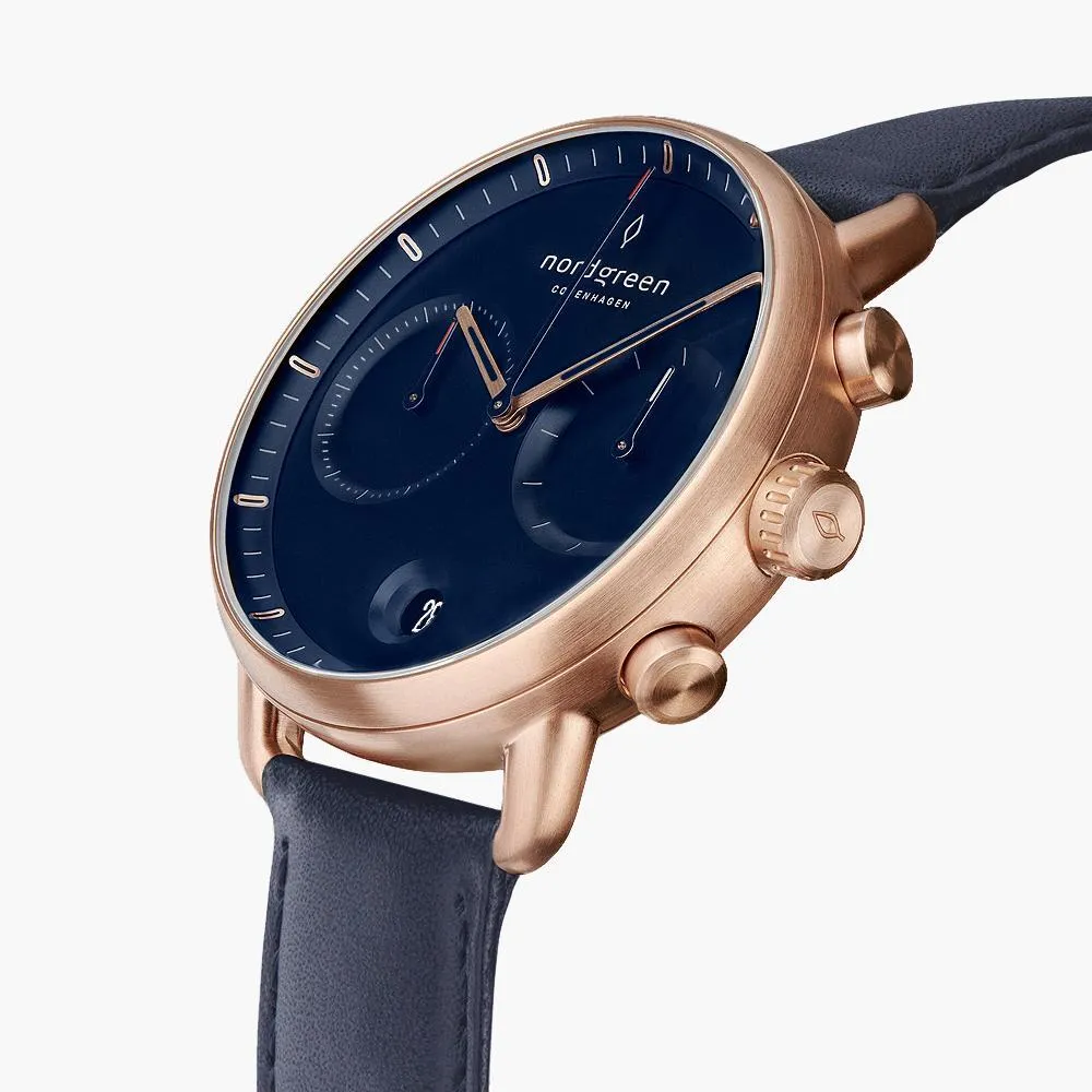 Pioneer | Navy Dial - Navy Leather