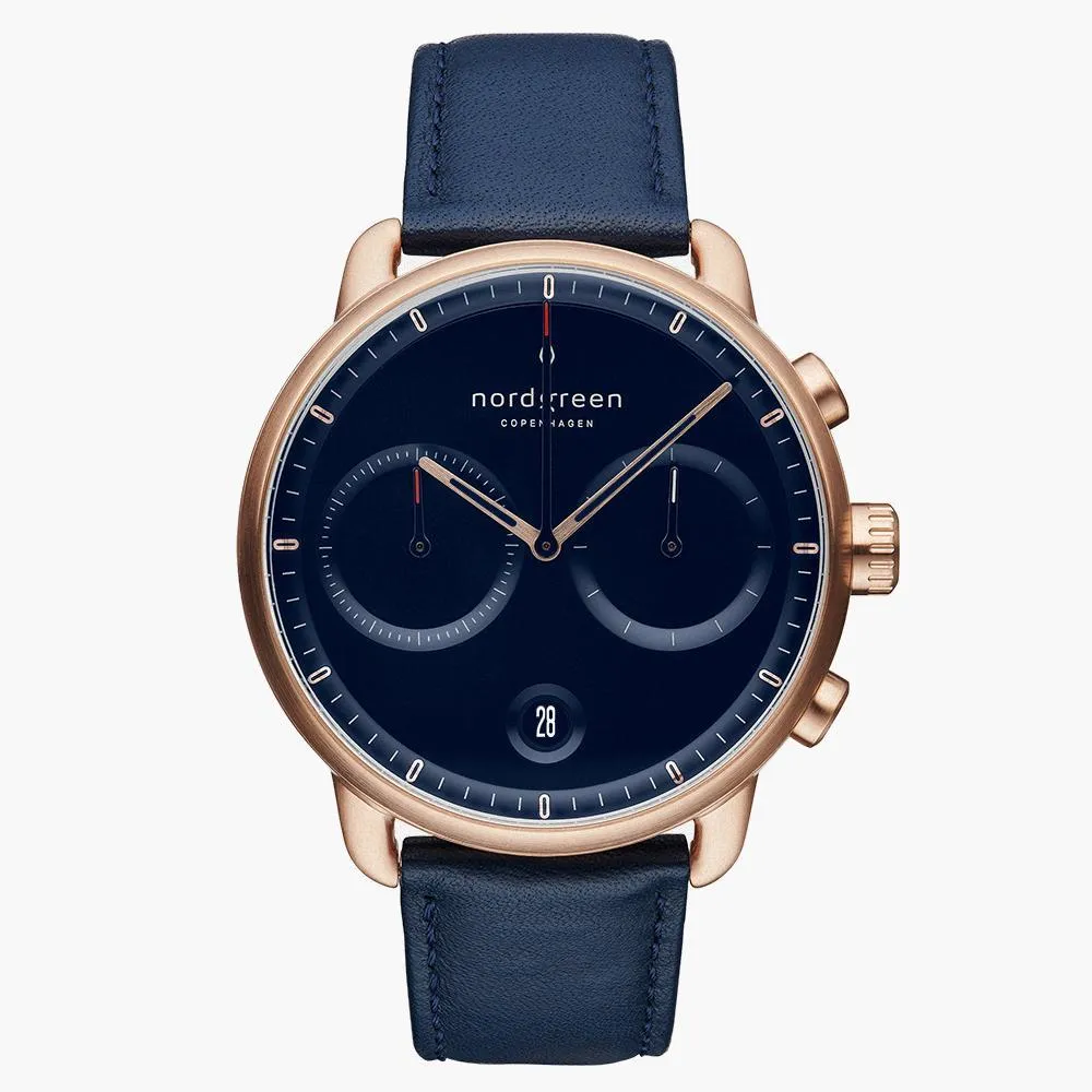 Pioneer | Navy Dial - Navy Leather