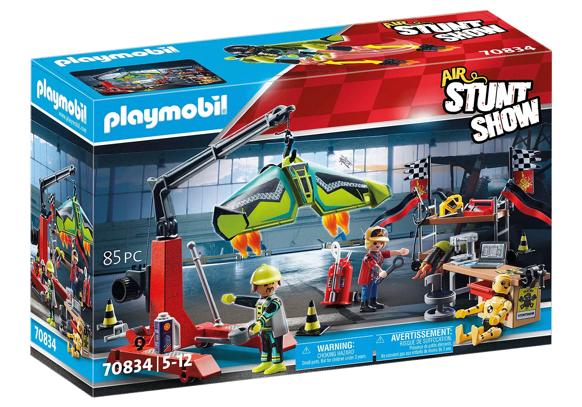 Playmobil Air Stunt Show Service Station 70834