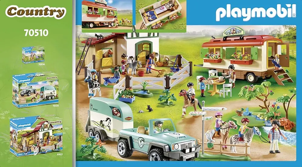 Playmobil Country - Pony Shelter with Mobile Home