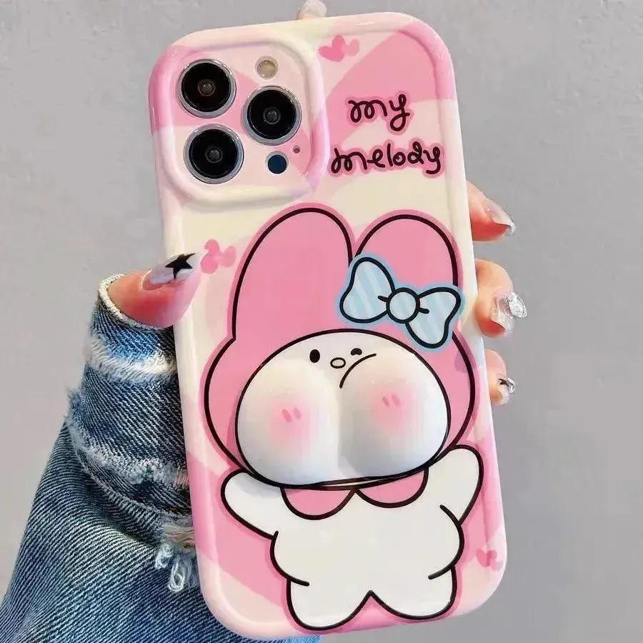 Plump Face Cinnamoroll Phone Case (For iPhones)