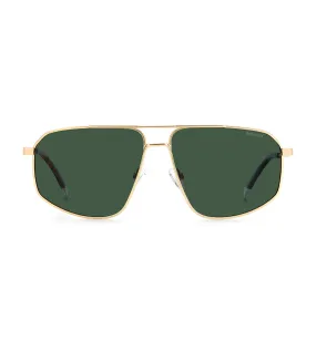 Polaroid Men's Green Polarized Square Sunglasses