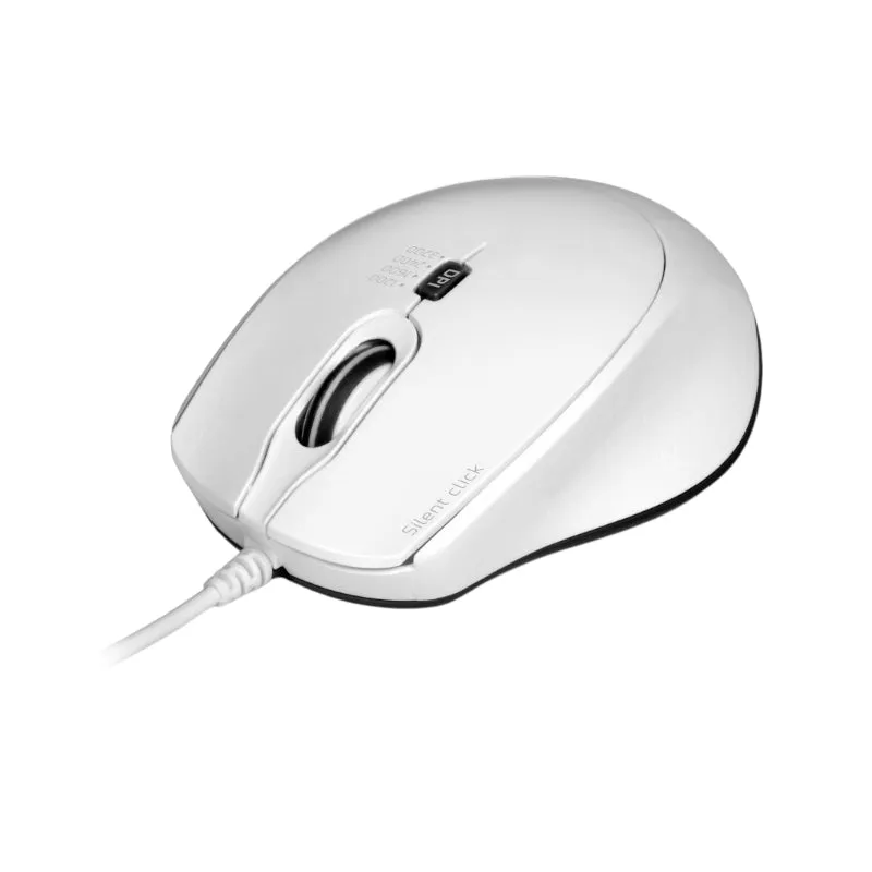 Port Connect Wired Usb|Type-C 3600Dpi Mouse - White