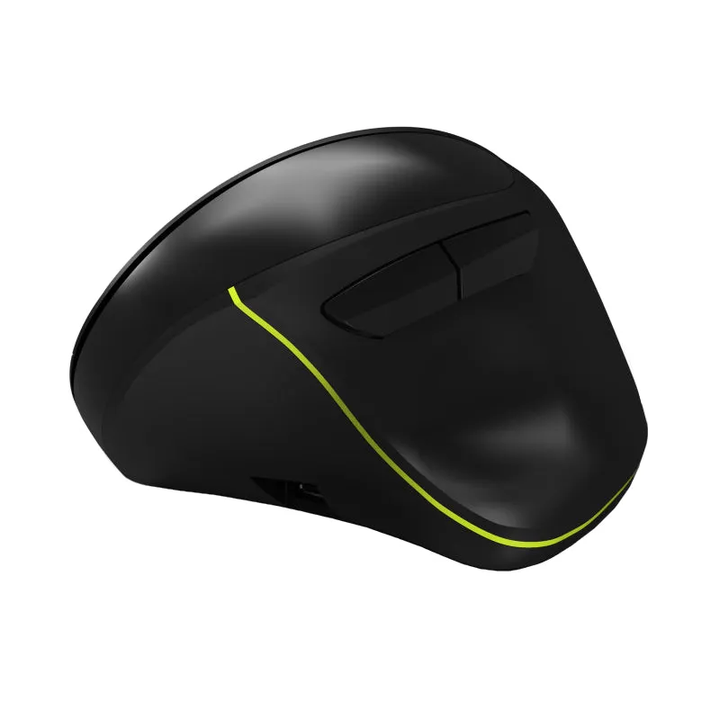 Port Connect Wireless Rechargeable Ergonoc Mouse Bluetooth
- Black