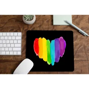 Pride Mousepad - Rainbow Heart