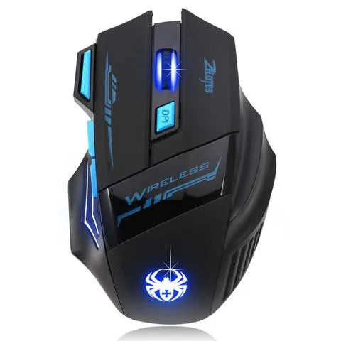 PRO | GAMER "ICE WIDOW"ADJUSTABLE FOR PRO GAMER 2400DPI OPTICAL WIRELESS PRO GAMING MOUSE