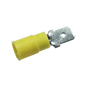 Quick Connect Male Crimp Connector - 12-10 AWG, 0.25" Tab, Pkg/1000 (1956-M)