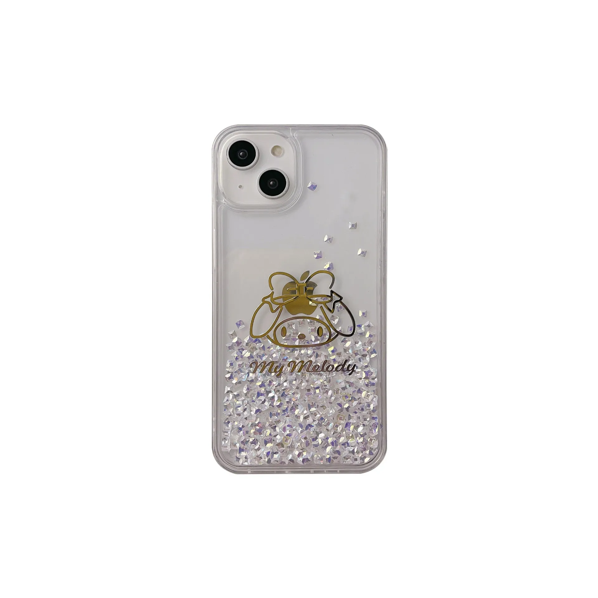 Quicksand Sanrio cartoon applies iPhone14promax Apple 13 mobile phone case 12/11 protective case.