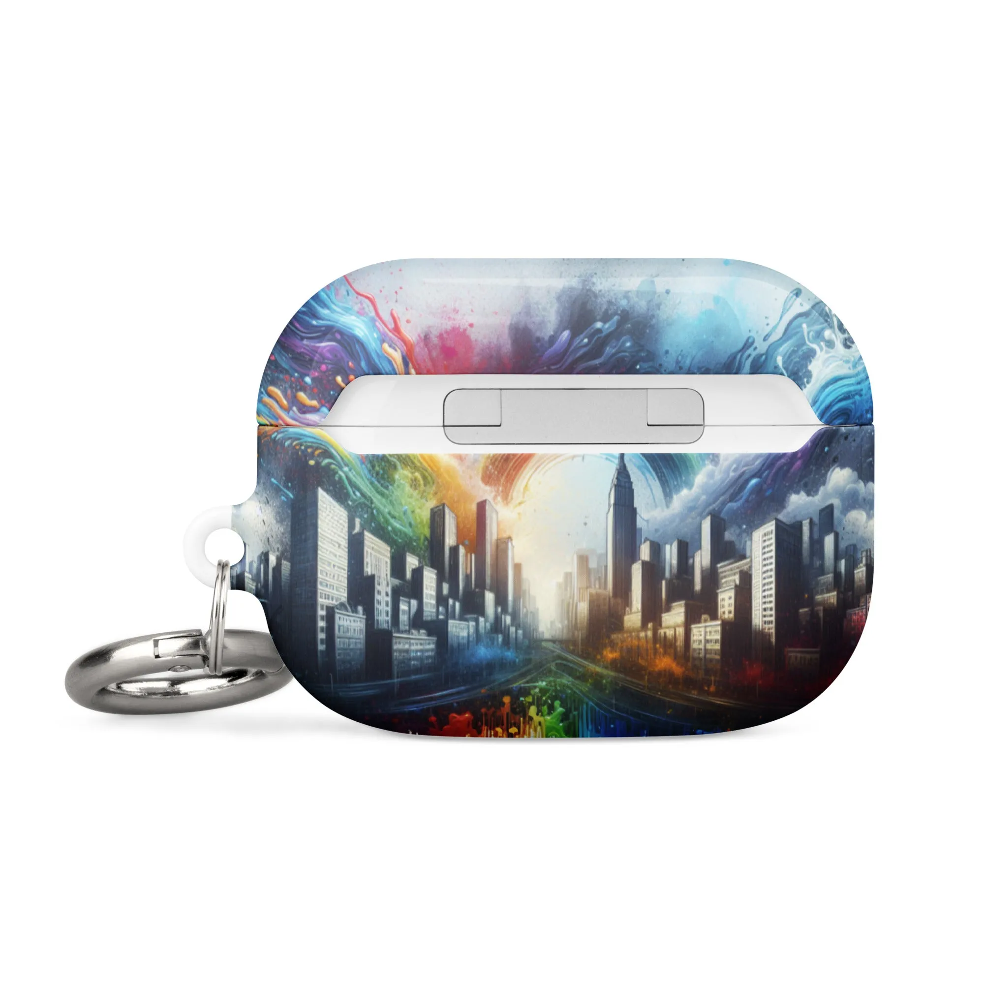 Rainbow City AirPods® Case | Premium Impact Protection | Metal Carabiner | Scratch & Drop Proof