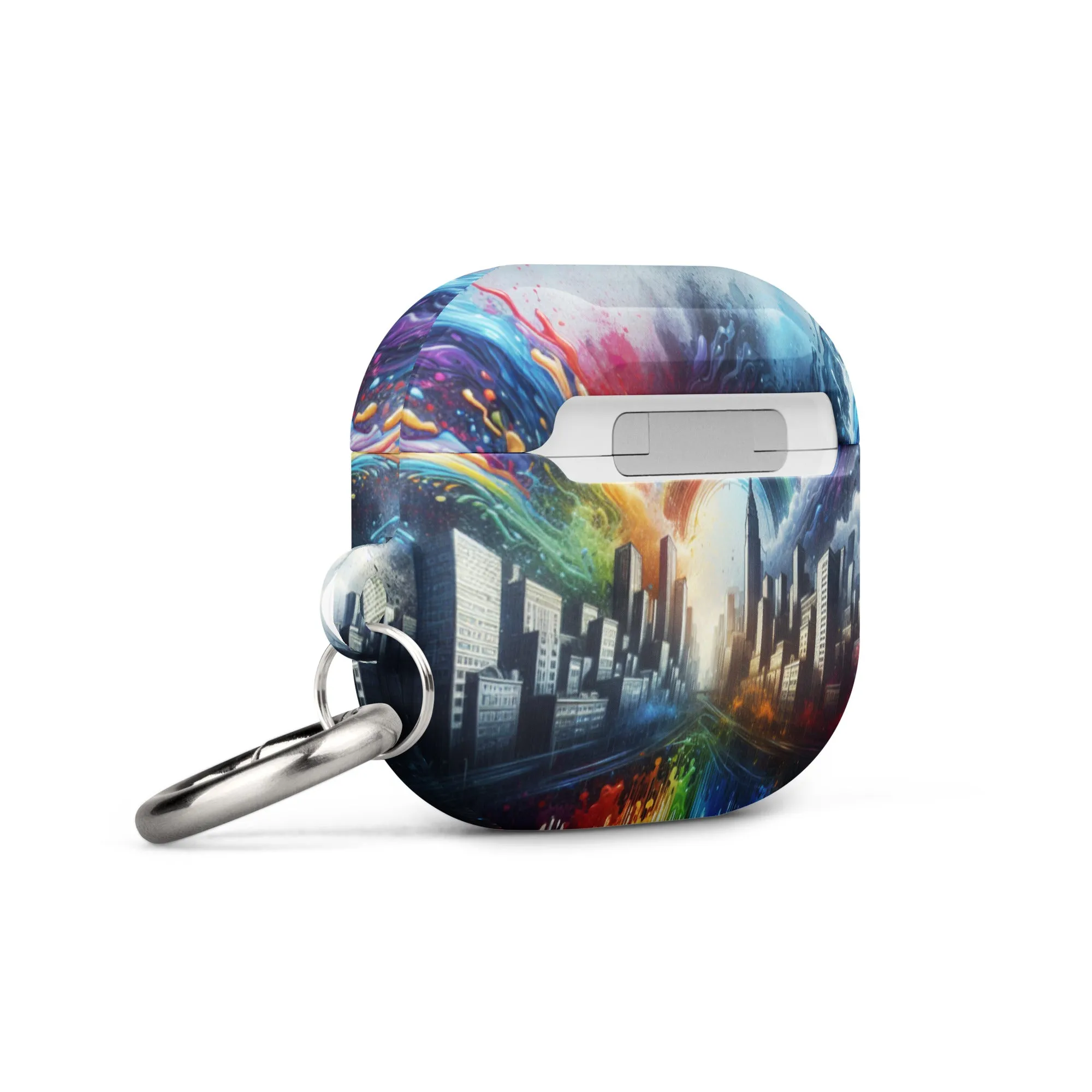 Rainbow City AirPods® Case | Premium Impact Protection | Metal Carabiner | Scratch & Drop Proof