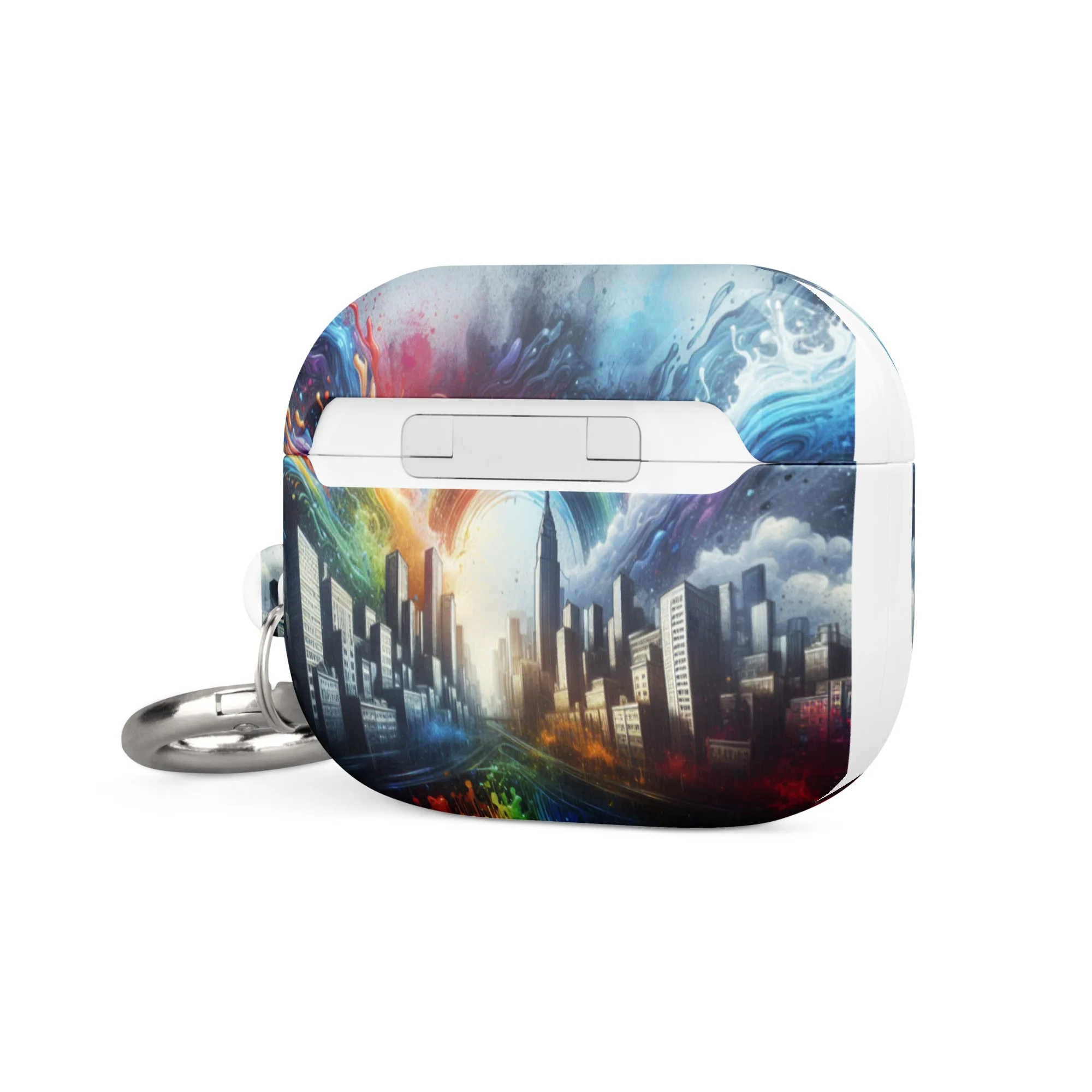 Rainbow City AirPods® Case | Premium Impact Protection | Metal Carabiner | Scratch & Drop Proof