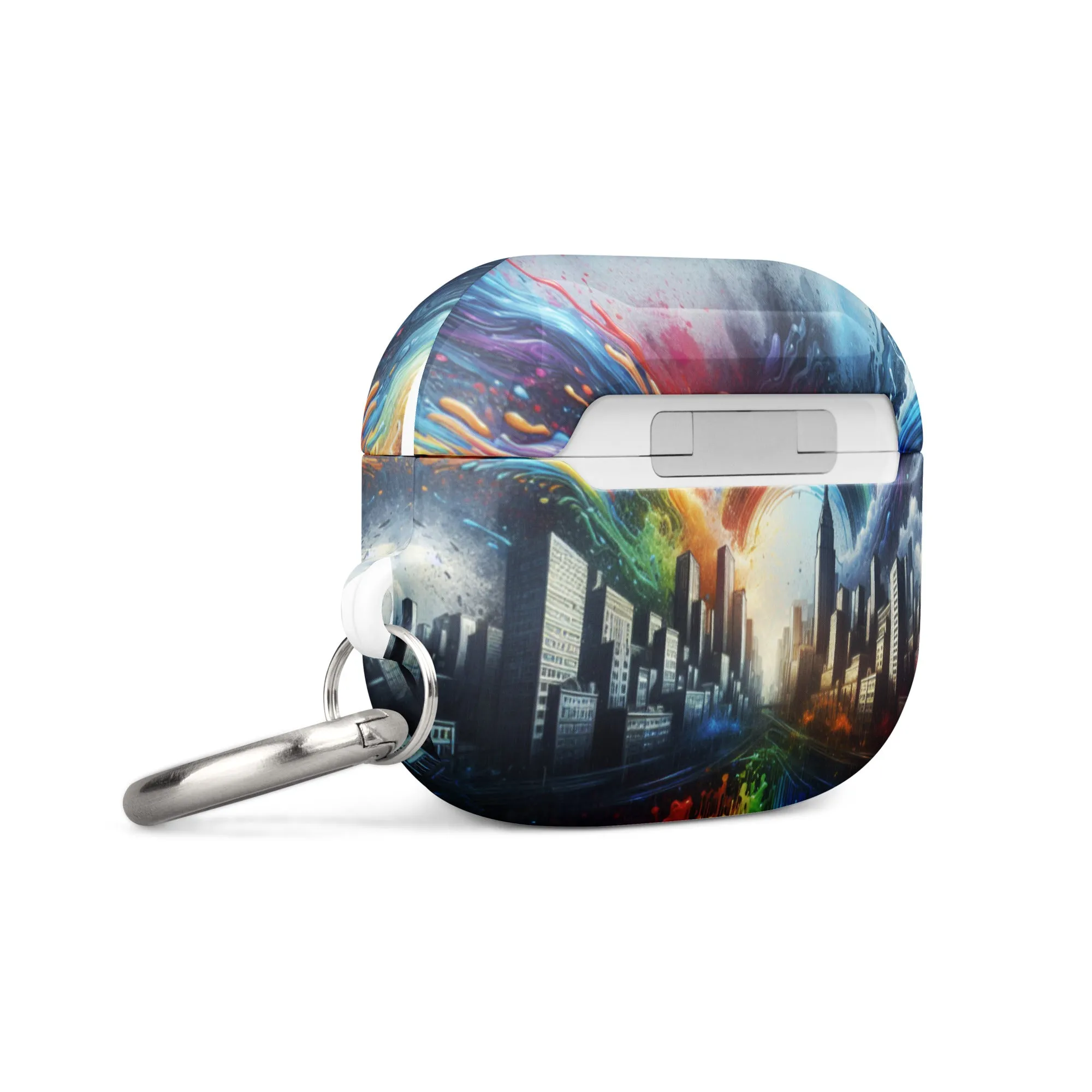 Rainbow City AirPods® Case | Premium Impact Protection | Metal Carabiner | Scratch & Drop Proof