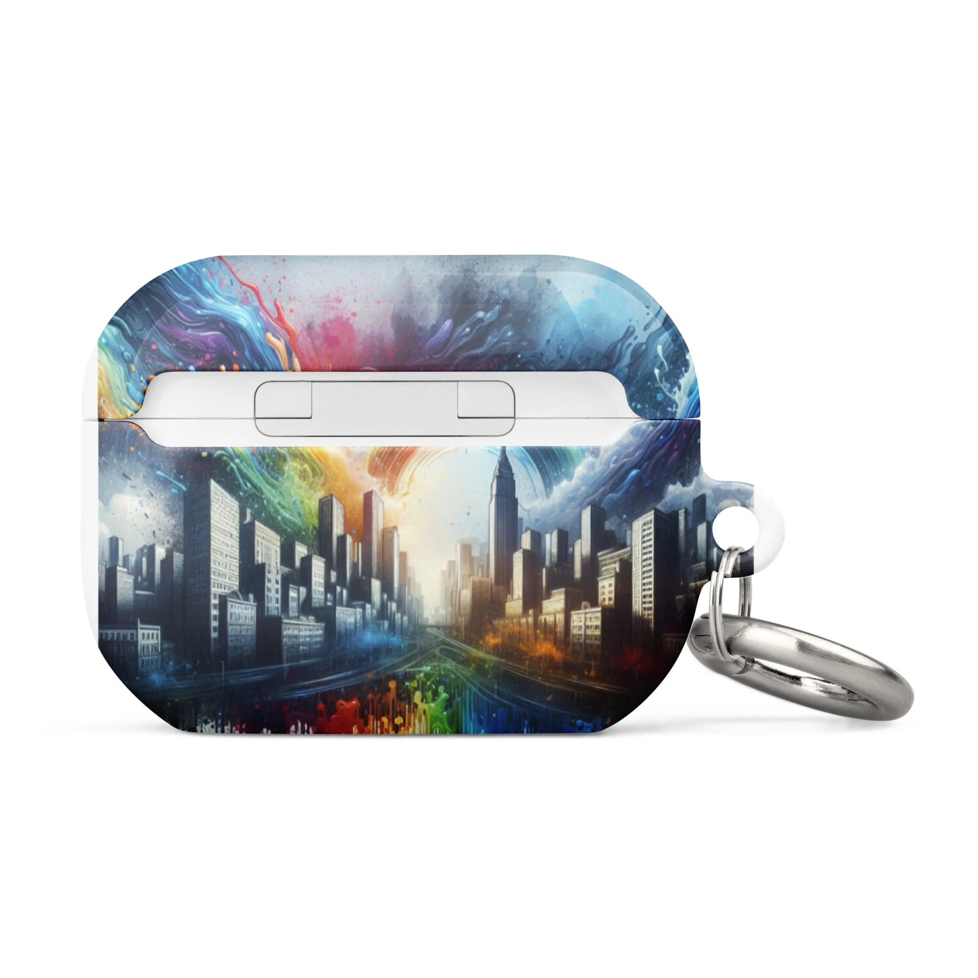 Rainbow City AirPods® Case | Premium Impact Protection | Metal Carabiner | Scratch & Drop Proof