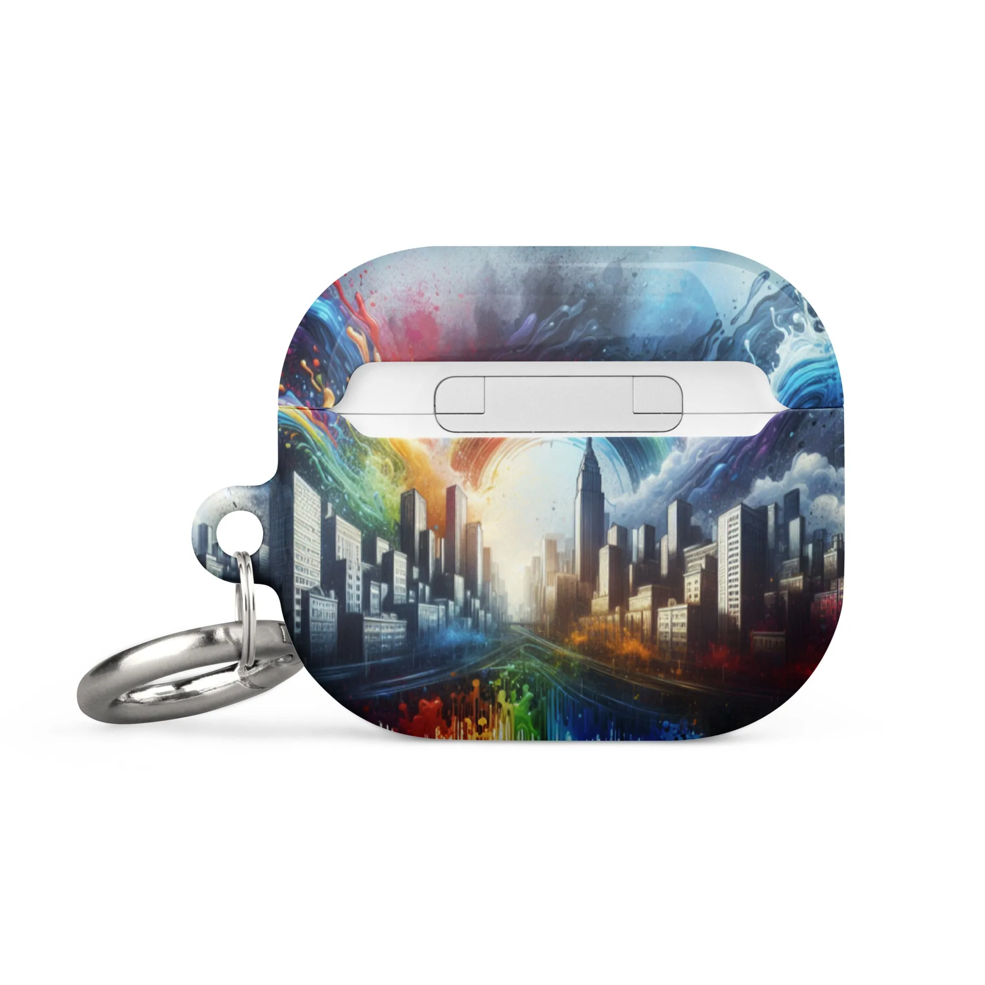 Rainbow City AirPods® Case | Premium Impact Protection | Metal Carabiner | Scratch & Drop Proof