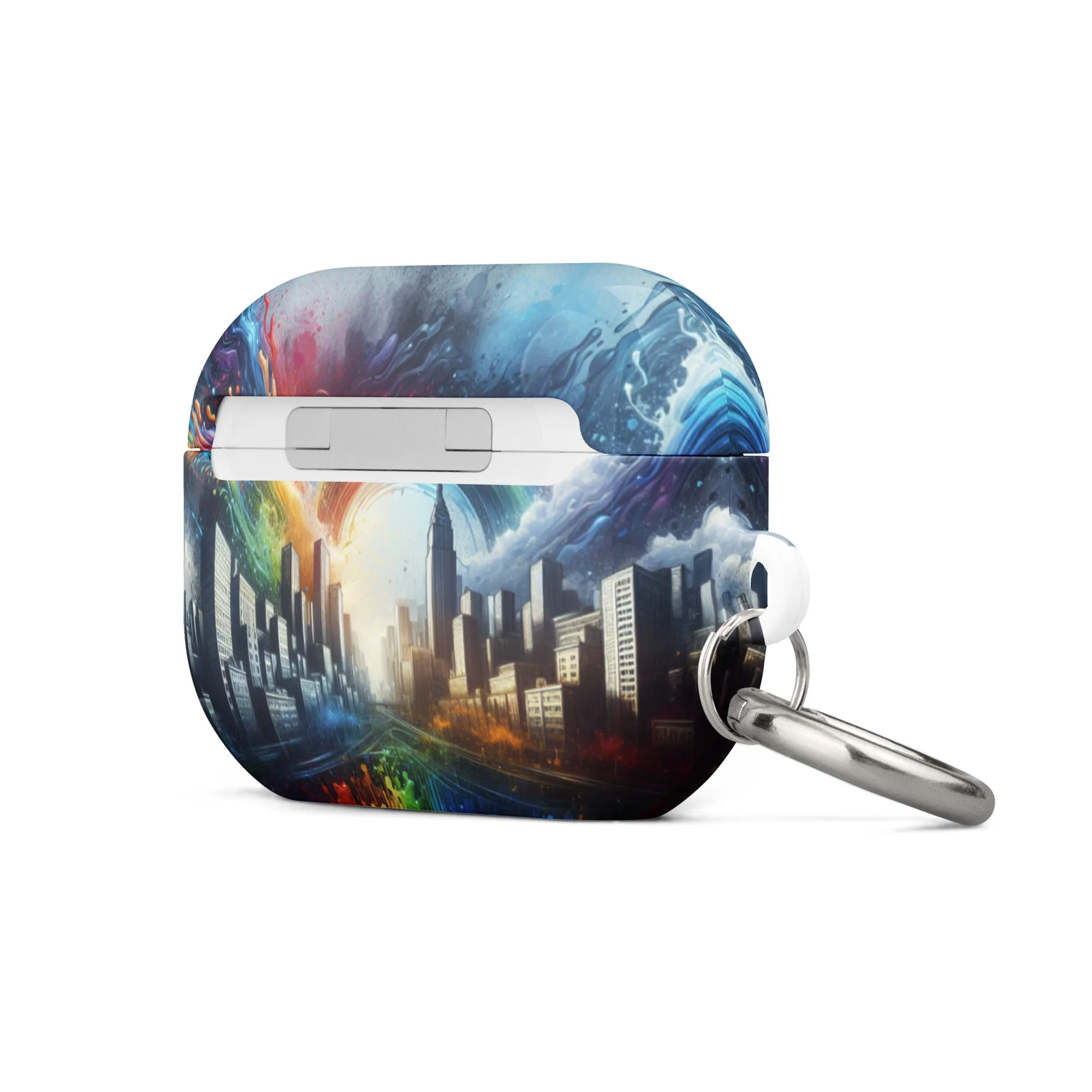 Rainbow City AirPods® Case | Premium Impact Protection | Metal Carabiner | Scratch & Drop Proof