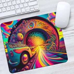 RAINBOW ROAD MOUSE PAD | ACIDMATH AI