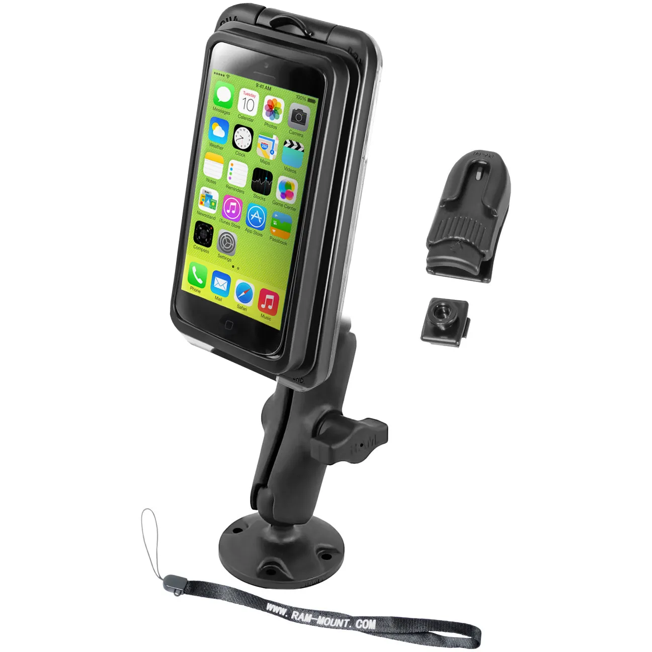 RAM® Aqua Box® Pro 20 Composite Drill-Down Mount for Apple iPhone 5