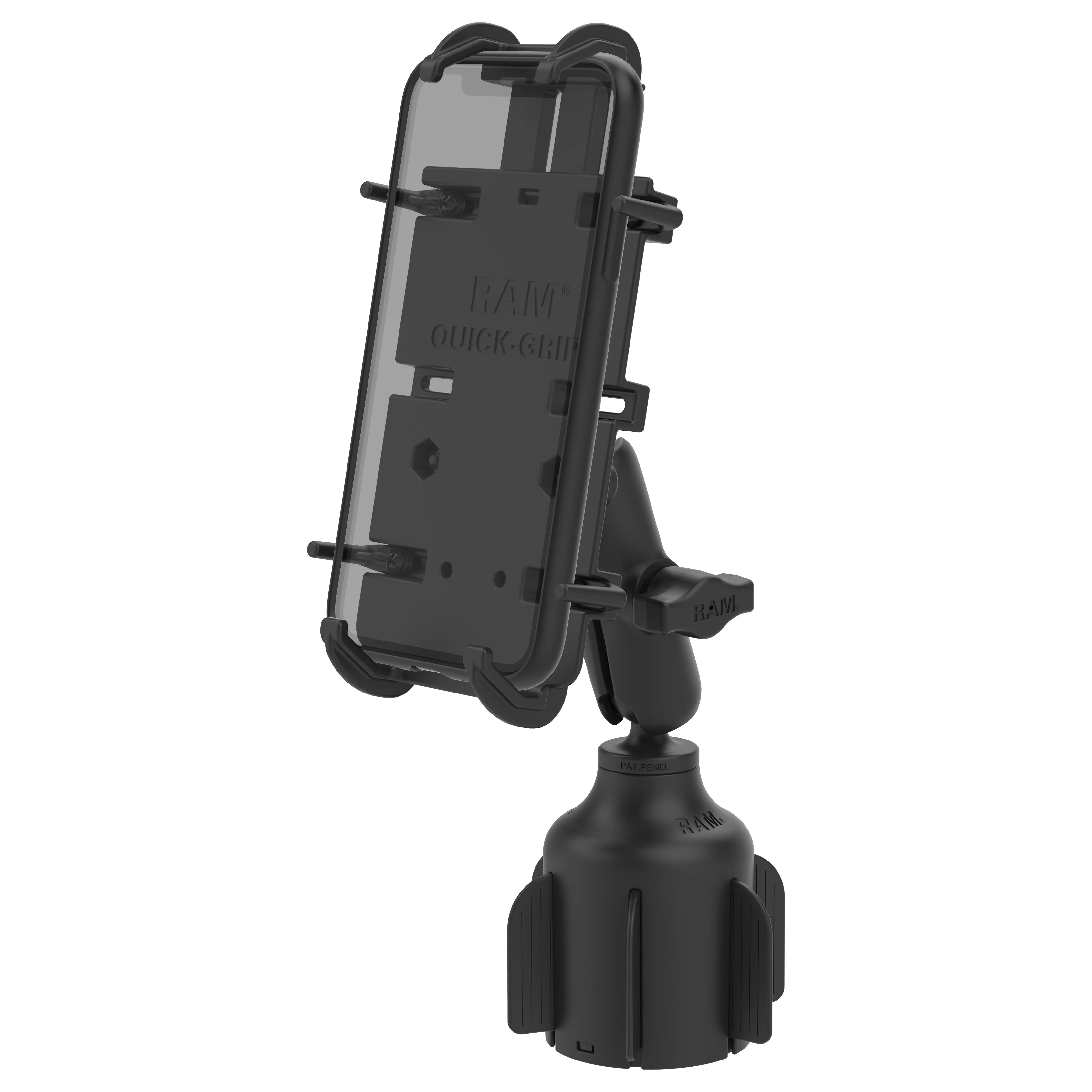 RAM® Quick-Grip™ XL Phone Mount with Stubby™ Cup Holder Base