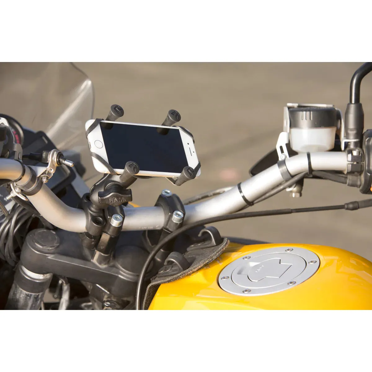 RAM® X-Grip® Phone Mount with RAM® Torque® Medium Rail Base (RAM-B-408-75-1-A-UN7U)