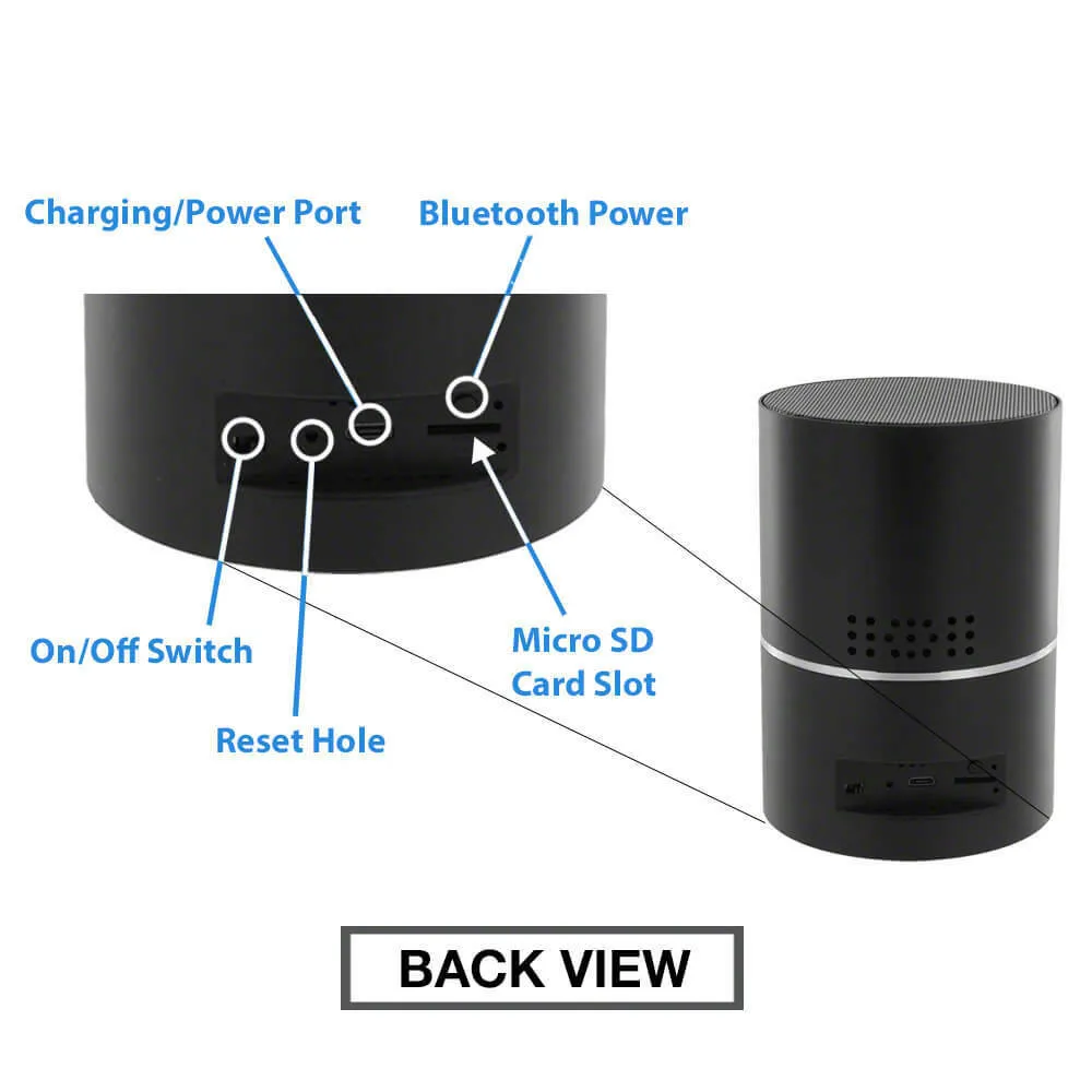 [Refurb] Bluetooth Speaker With Wi-Fi HD Video Camera and Night Vision