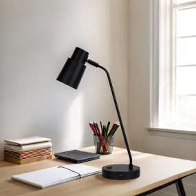 Rik Desk Lamp in Black/White/Copper/Brushed Chrome