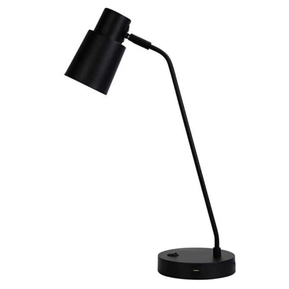 Rik Desk Lamp in Black/White/Copper/Brushed Chrome