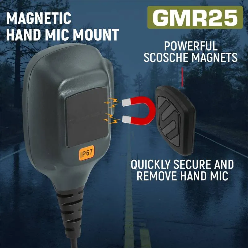 Rugged Radios Adventure Radio Kit - GMR25 Waterproof GMRS and External Speaker