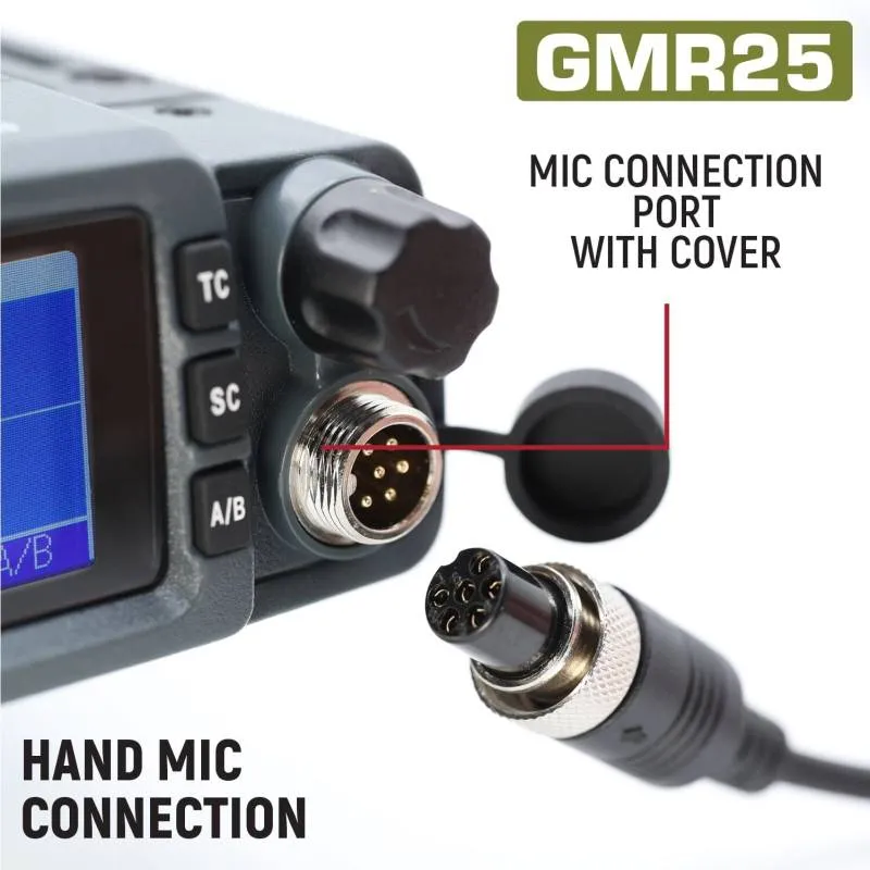 Rugged Radios Adventure Radio Kit - GMR25 Waterproof GMRS and External Speaker