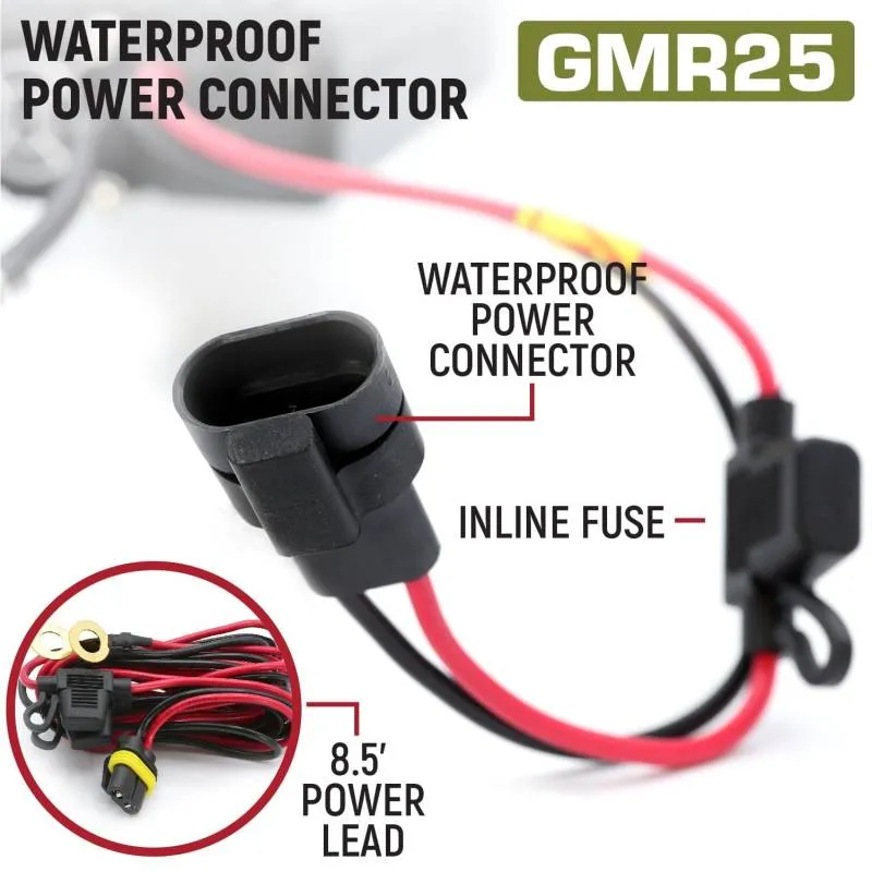 Rugged Radios Adventure Radio Kit - GMR25 Waterproof GMRS and External Speaker