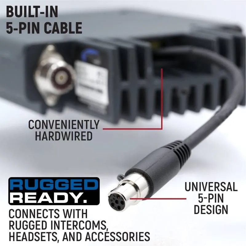 Rugged Radios Toyota Tundra Two-Way GMRS Mobile Radio Kit - 25 Watt GMR25