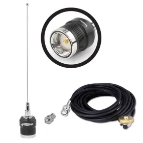 Rugged Radios UHF External Antenna Kit for Handheld Radios (UHF 450 - 470 MHz) - R1 - RDH16 - RDHX - ABH7