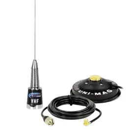 Rugged Radios VHF Antenna Kit with 1/2 Wave No Ground Plane (NGP) Antenna & Magnetic Mount