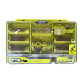 RYOBI Rotary Tool 150-Piece Twist Lock All-Purpose Kit (For Wood, Metal, and Plastic)