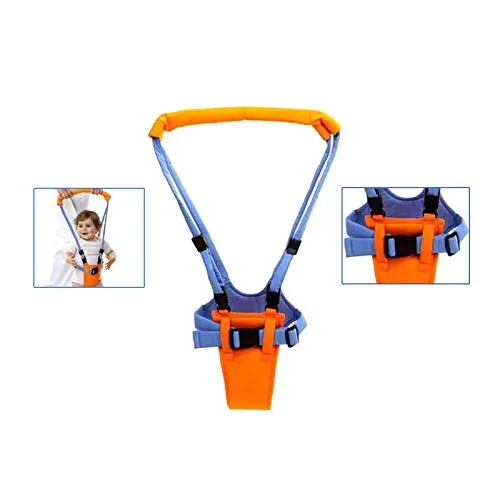 Safe-O-Kid- Child Walking Harness Safety Belt- (Orange & Blue)