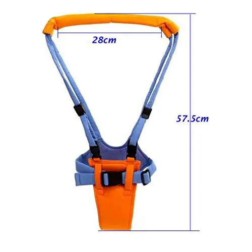 Safe-O-Kid- Child Walking Harness Safety Belt- (Orange & Blue)