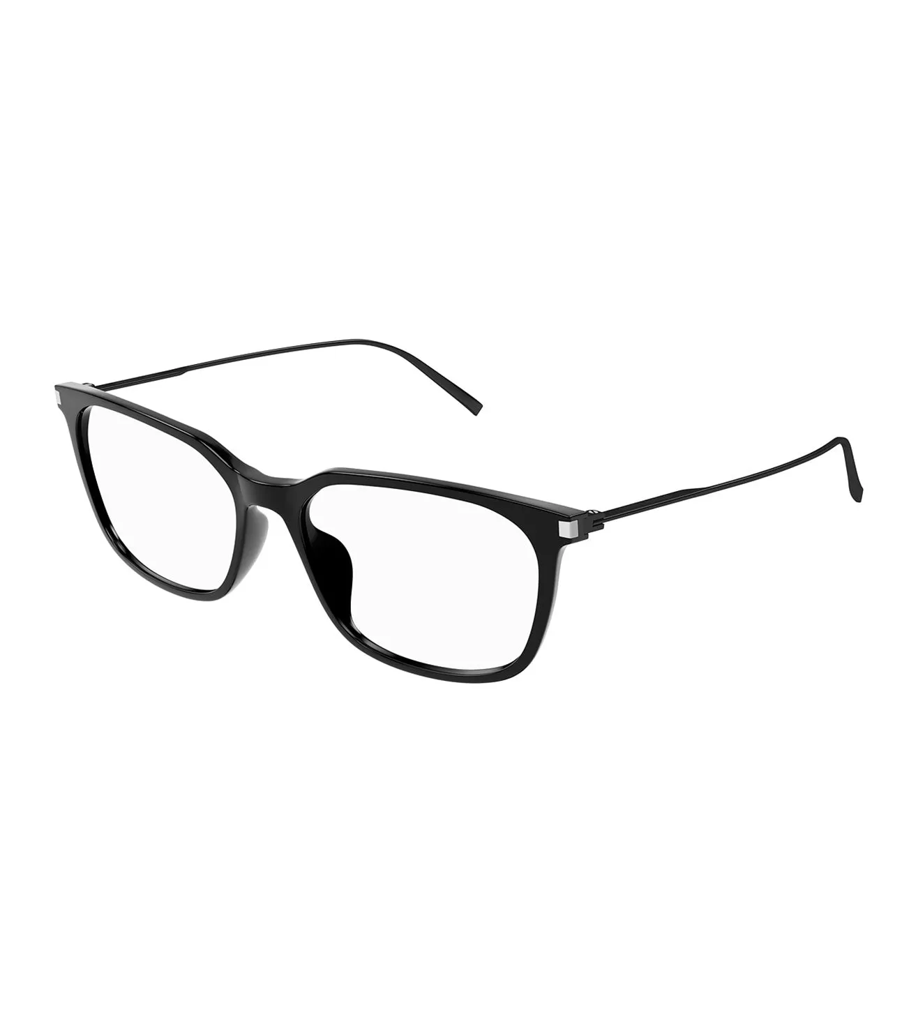 Saint Laurent Women's Black Rectangular Optical Frame