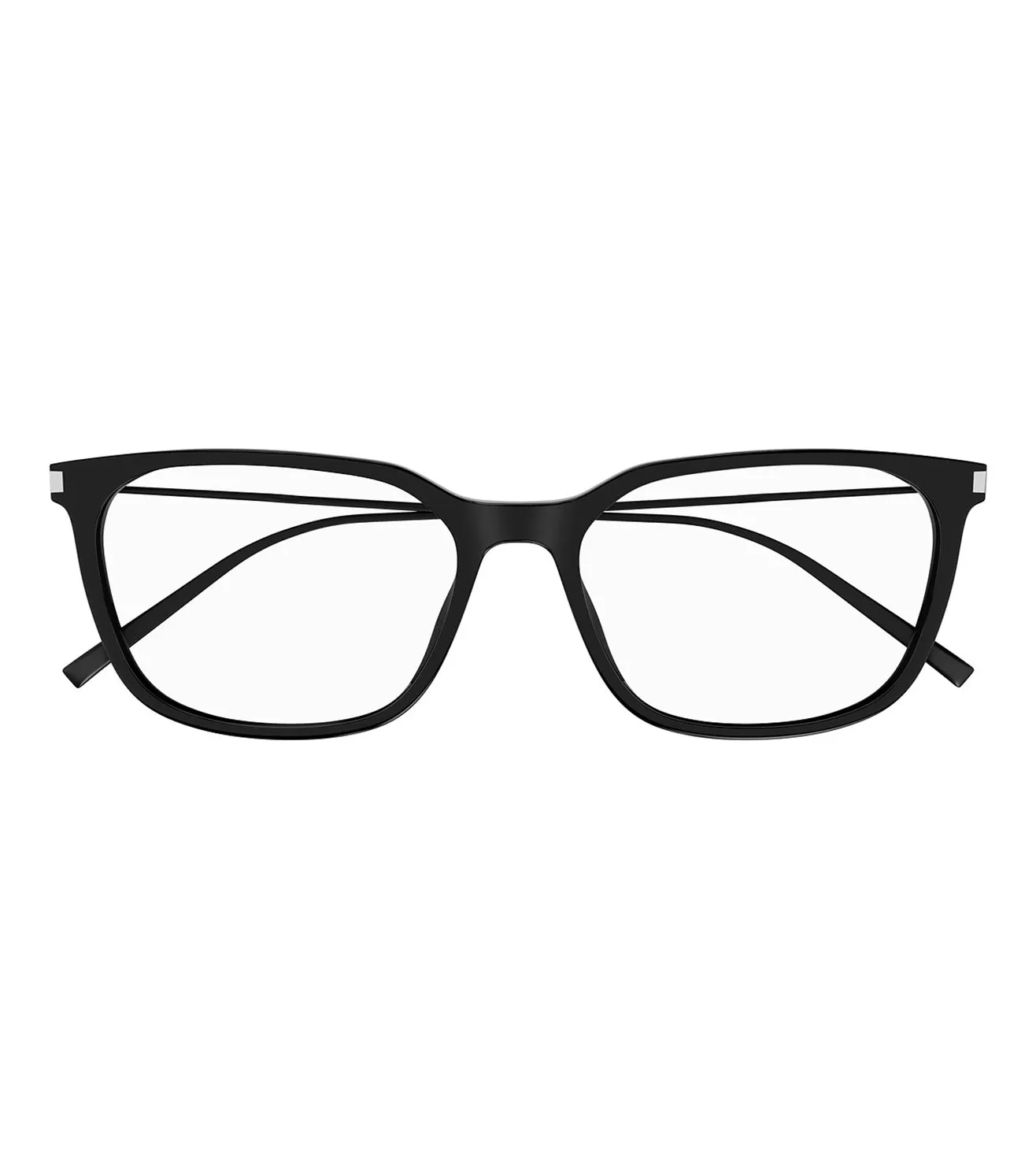 Saint Laurent Women's Black Rectangular Optical Frame