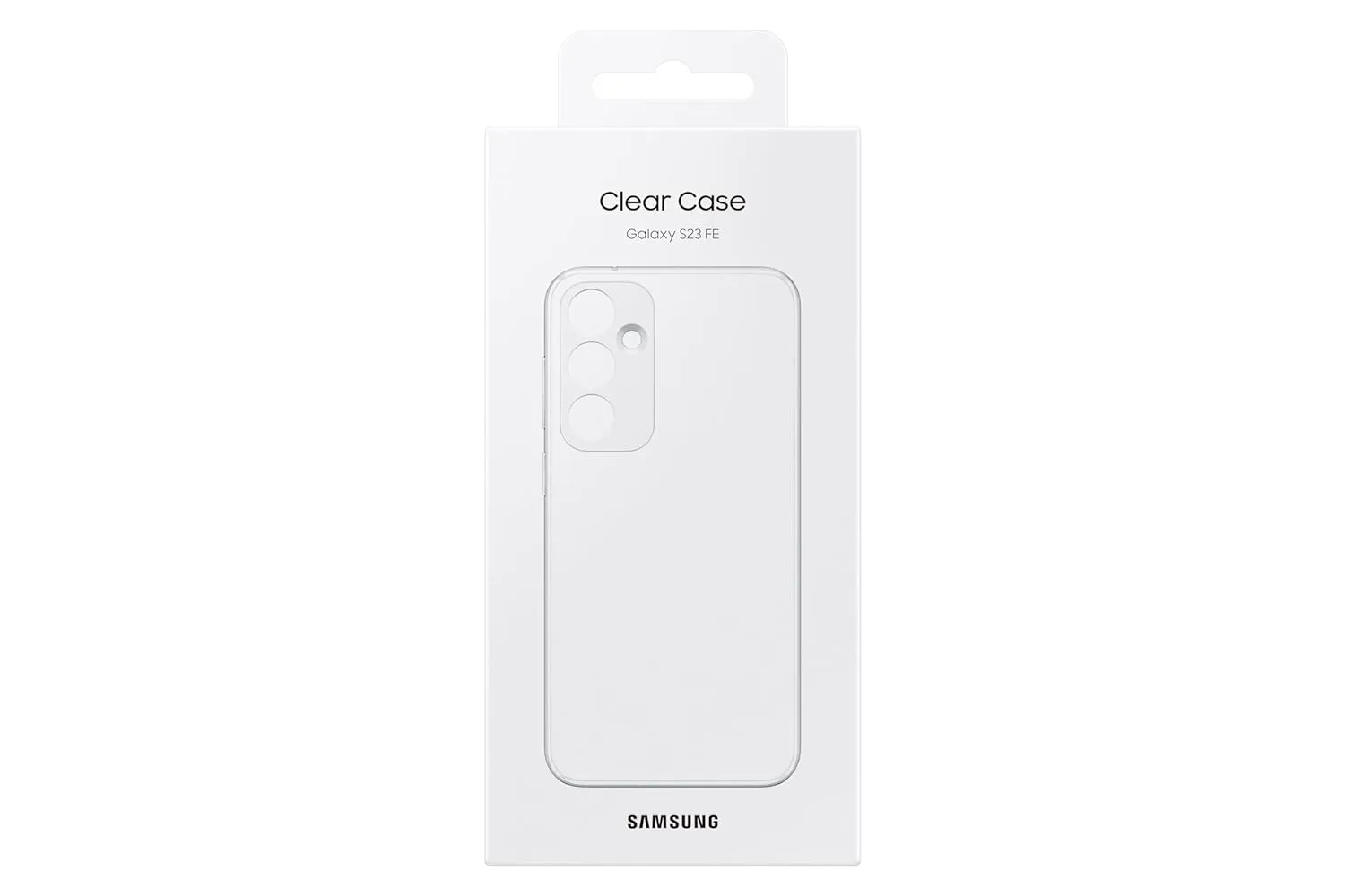 Samsung Galaxy S23 FE Clear Case, Transparent