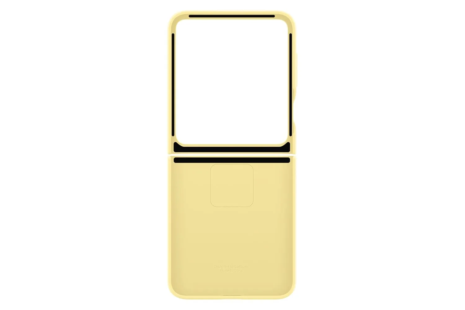 Samsung Galaxy Z Flip6 Silicone Case, Yellow