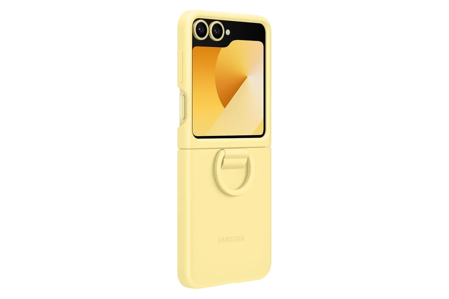 Samsung Galaxy Z Flip6 Silicone Case, Yellow