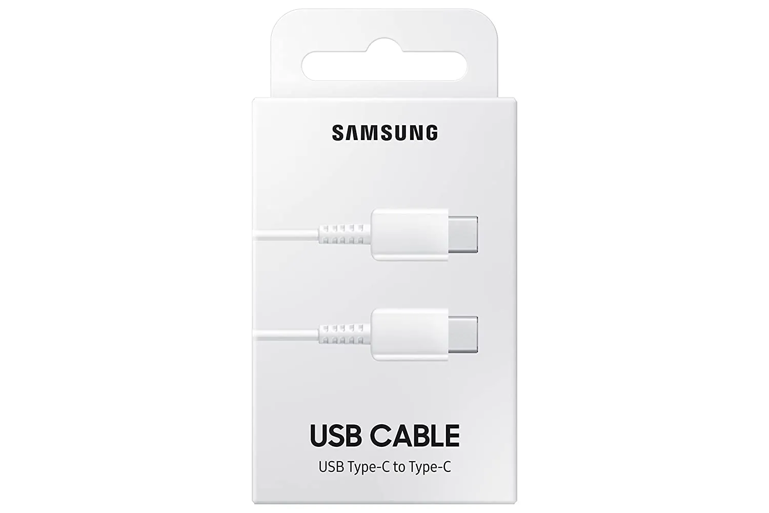 Samsung Original Type C to C Cable 1 Meter Compatible with Smartphone,White