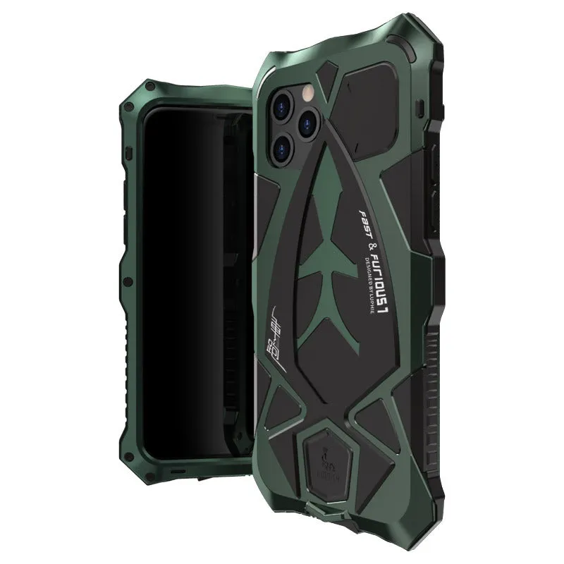 Shockproof Armor Metal Phone Case For iPhone